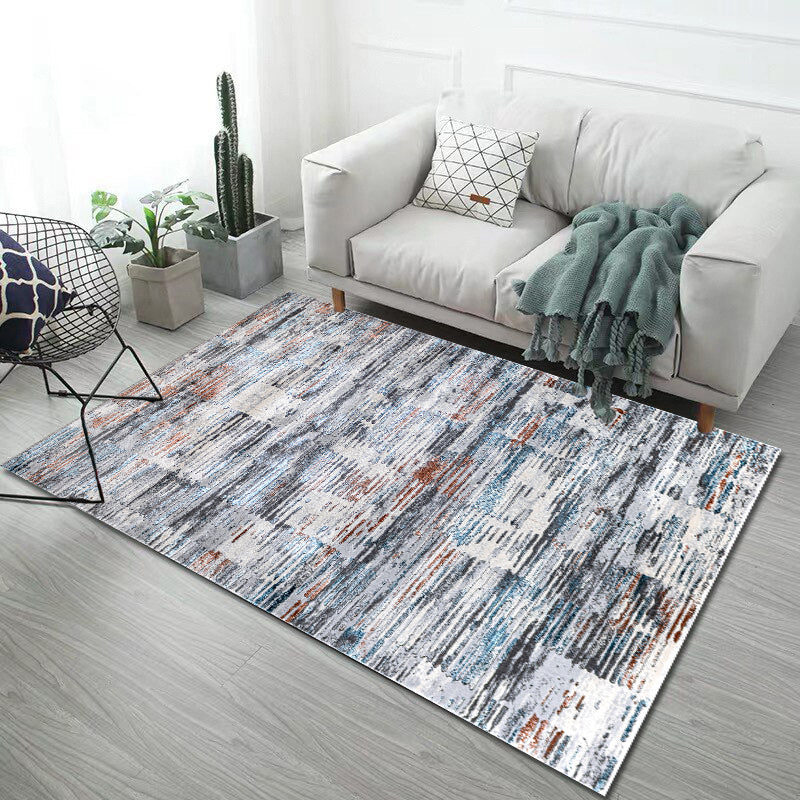 Muster Carpetilla Teppich – Designer Harmony Grau/Terra Kurzflor Abstraktes