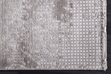 Lade das Bild in den Galerie-Viewer, Designer Wohnzimmer Teppich Abstrakte Musterung Modern Grau Grau
