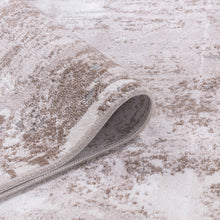 Lade das Bild in den Galerie-Viewer, Designer Teppich Abstrakte Musterung Modern Beige Cream
