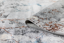Lade das Bild in den Galerie-Viewer, Harmony Designer Teppich Kurzflor Marmor-Effekt Abstrakt Grau/Beige
