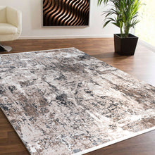 Lade das Bild in den Galerie-Viewer, Designer wohnzimmer Teppich Abstrakte Musterung Modern Grau
