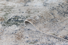 Lade das Bild in den Galerie-Viewer, Aqua Designer Teppich Abstrakte Musterung Modern Beige Blau
