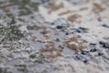 Lade das Bild in den Galerie-Viewer, Aqua Designer Teppich Abstrakte Musterung Modern Beige Blau

