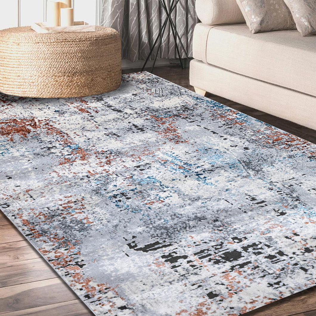 Harmony Designer Teppich Carpetilla Kurzflor Abstrakt Beige/Grau –